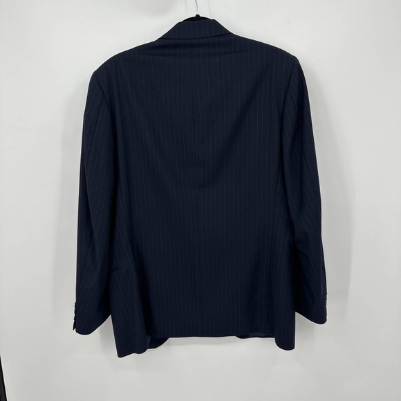 Yves Saint Laurent Blazer Jacket Lapel Collar Buttoned Long Sleeve Black 42R - Picture 7 of 10